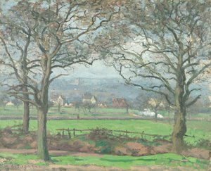 シデナムヒルの近く 作： Camille Jacob Pissarro